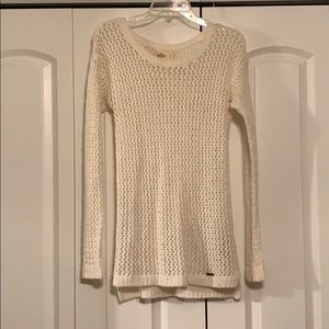 Size small. Hollister ivory sweater